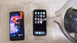 OnePlus 6 vs iPhone X - Water Test!