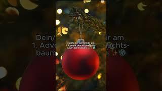 Und dabei Weihnachtsmusik hören!!!  #weihnachten #weihnachtsbaum #advent #shorts