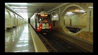 Tram in the metro (subway) / Трамваи в метро. Часть 2