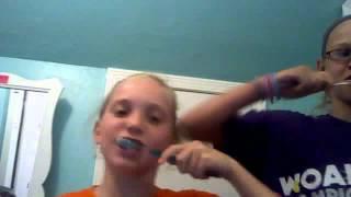 the brush our teeth song w/ lexie and grace