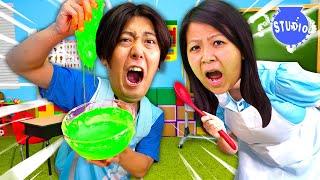 School's Out! SLIME SCHOOL! How to Make Slime!