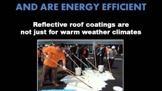 Conklin white reflective roof coatings - Stebra Roof Systems - Maine roofing contractor