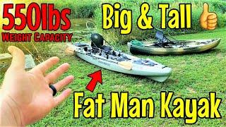 My Fat Man Fishing Kayak (550lbs Weight Capacity) Big & Tall Approved