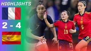 France vs Spain | Women's International Friendly - Highlights & Goals 3-12-2024