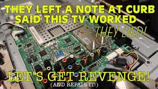 Samsung TV Fix!  LN-T4042H Just clicks, doesn't turn on. DIY Easy!