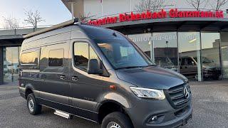 Mercedes Sprinter Hymer Grand Canyon S 4x4 V6 3 Liter Untersetzung & Allradantrieb zuschaltbar 1Hand