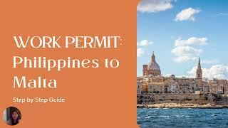 How to Get a Work Permit: Philippines to Malta (complete guide)