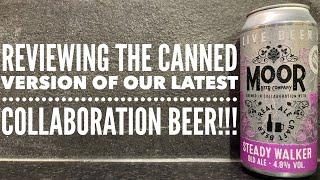 Moor Steady Walker Old Ale Can , British Craft Beer Review | Real Ale Craft Beer Collaboration