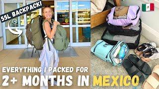 What's In My Backpack For 3 MONTHS IN MEXICO?