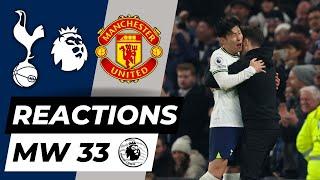 PORRO, SON (손흥민) SNATCH DRAW VS MAN. UTD! | Spurs 2 - 2 Man. United | Instant Match Reactions