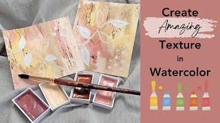 How To Paint Abstract Watercolors Easily: Fun Texture Techniques For Beginners