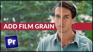 How to Add Film Grain | Premiere Pro 2025