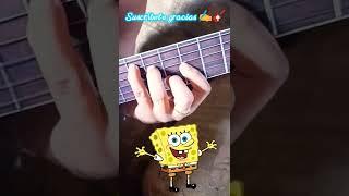 Como hacer la música de Bob Esponja en guitarra ️