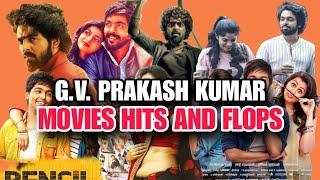 G.V Prakash Kumar All Movies Hits And Flops List Upto Kingston Movie|Kingston| #kingston #gvprakash