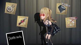 Identity V | Mechanic “Misa Amane” & All Golden Accessories! | Death Note Crossover Gameplay