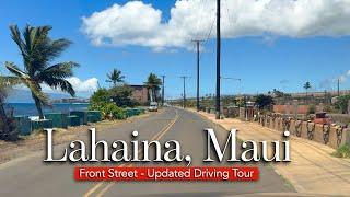 FRONT Street in LAHAINA - Updated Driving Tour + MAUI Building Info