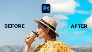 Photoshop Sky Replacement: Adobe Photoshop 2023 New Features!