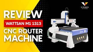 Professional CNC Router Machine for Hard Materials: Wattsan M1 1313 Overview