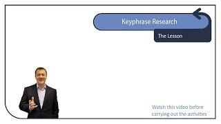 Keyphrase Research - The Key to SEO