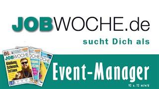 Werde Event Manager bei JOBWOCHE