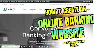 CREATE Your Own Online Banking Website With Wordpress In 2024!