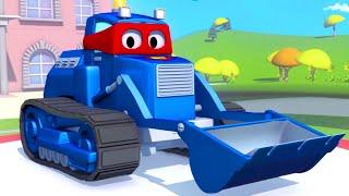 Il Bulldozer - Carl il Super Truck a Car City  ⍟ Cartone animato per i bambini