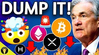 CRYPTO BULL MARKET OVER? BITCOIN & ALTCOINS DUMP ON FED RATE CUT NEWS!