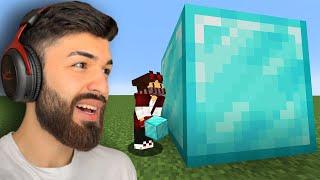 Minecraft მაგრამ ბლოკები არის უზარმაზარი! Minecraft, But Blocks Are Giant..