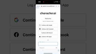 Character.ai app - LOGIN NOT WORKING - what you can do?