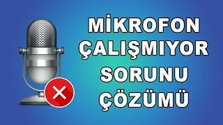 Mikrofon Çalışmıyor Sorunu Çözümü | Windows 10 Ses Gitmiyor Sorunu [2024]