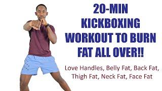 20-Minute Home Kickboxing Workout to BURN FAT ALL OVER!