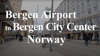 Bergen Airport to Bergen City Center, Norway by train