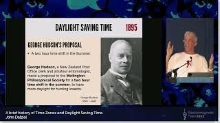 John Dalziel: A brief history of Time Zones and Daylight Saving Time