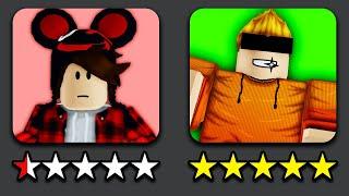 RATING ROBLOX YOUTUBER'S GAMES...