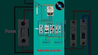 MCB and RCCB connection #How to connection of MCB and RCCB #house wiring