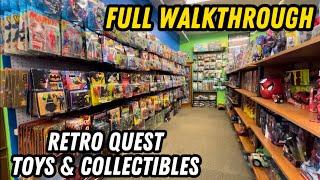 PACKED with VINTAGE TOYS! Toy Hunting & FULL Walkthrough at Retro Quest Toys & Collectibles!