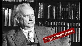 Karl Jaspers - Die Aufgabe der Philosophie in der Gegenwart (Vortrag)