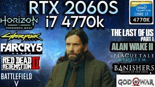 RTX 2060 Super + I7 4770k & 16GB Ram | Test In 10 Games !