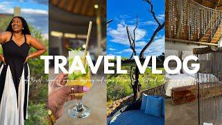 TRAVEL VLOG : enjoying a solo trip , reflecting on 2024 , Naankuse Lodge , up close with wildlife .