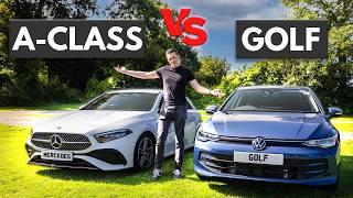 Mercedes A-Class vs VW Golf 2024 COMPARISON! | Which is BEST?