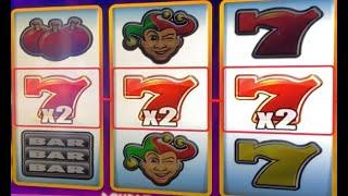 Live play on Double Sevens (Synot) slot machine - NICE WIN!