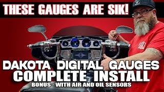 Step-by-Step Guide to Installing Dakota Digital Gauges on Your Motorcycle W /Air Ride