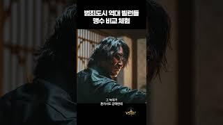 '범죄도시' 시리즈 역대 메인 빌런들 맹수 비교 (장첸, 강해상, 주성철, 리키)