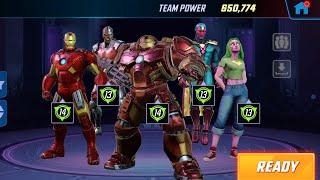 New Bionic Avenger team. #marvelstrikeforce #youtubegaming