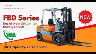 Environmental Efficient:  The New FBD Series Forklift with Li-Ion Battery from Tailift