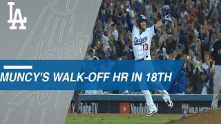 Muncy delivers walk-off in 18th after foul in 15th