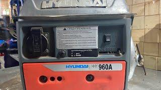 Бензогенератор HYUNDAI HHY 960A. Довольно не надежный генератор.