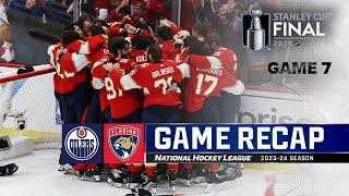 Gm 7: Oilers @ Panthers 6/24 | NHL Highlights | 2024 Stanley Cup Final