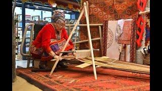 Carpet weaving in Kazakhstan. «Kazakh brand»  | Silk way TV | Qazaqstan