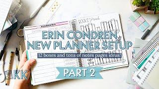 Erin Condren Planner Setup for Functional Planning Notes Page Simple EC Monthly Planner Move In